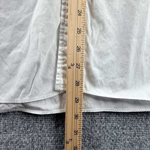 Gitman Bros Cotton TTX 16 34 Oxford Pinpoint Button-Down USA White Shirt Mens - Picture 10 of 16